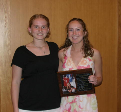 Callie Kunde, Cayla Schroeder  04 & 05 Mo Award